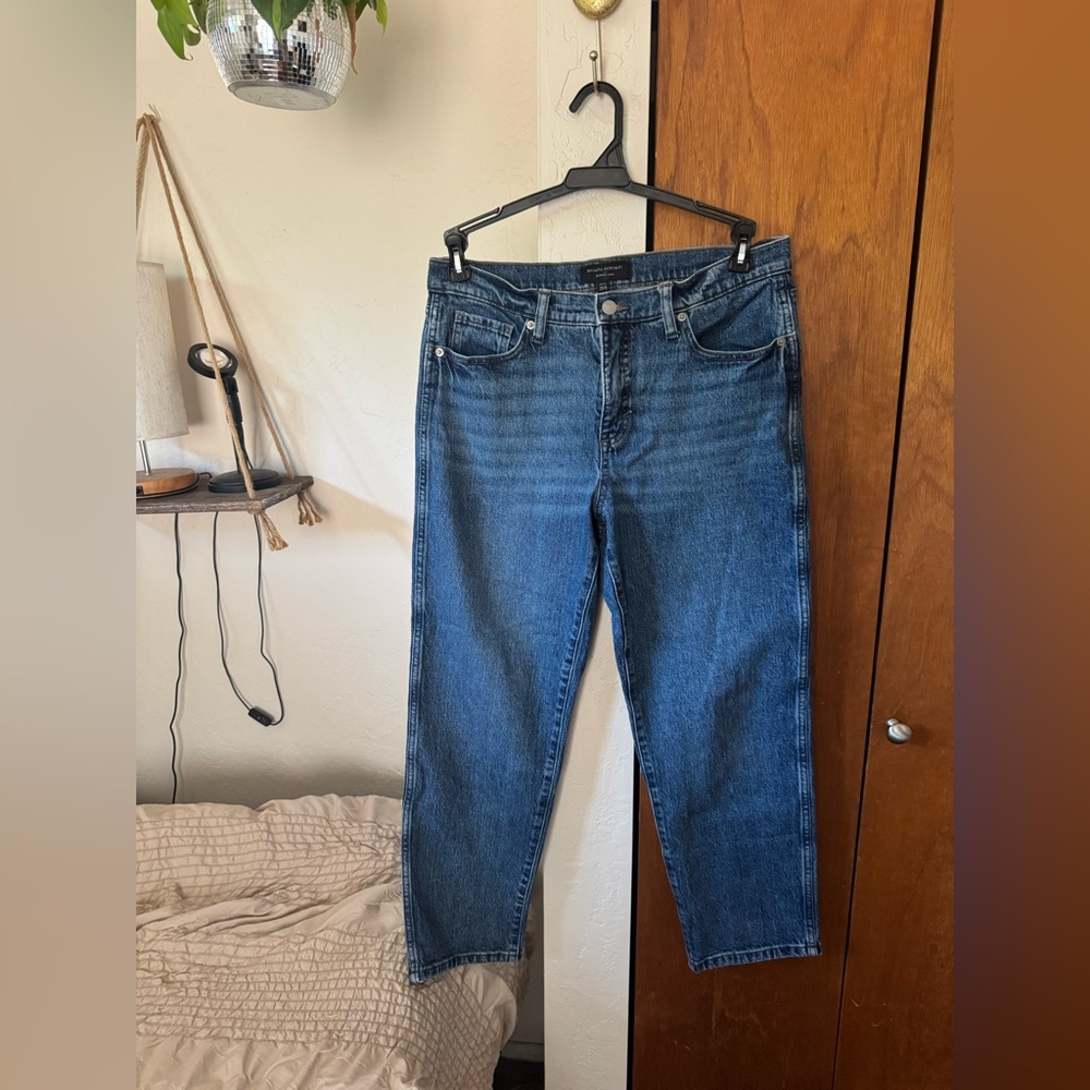 Banana Republic Dark Blue Cropped Jeans